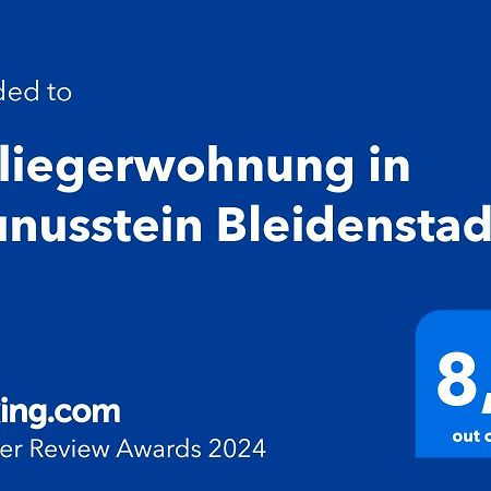Einliegerwohnung In Taunusstein Bleidenstadt Exterior foto